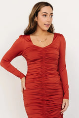Camden Town Midi Dress | Terracotta
