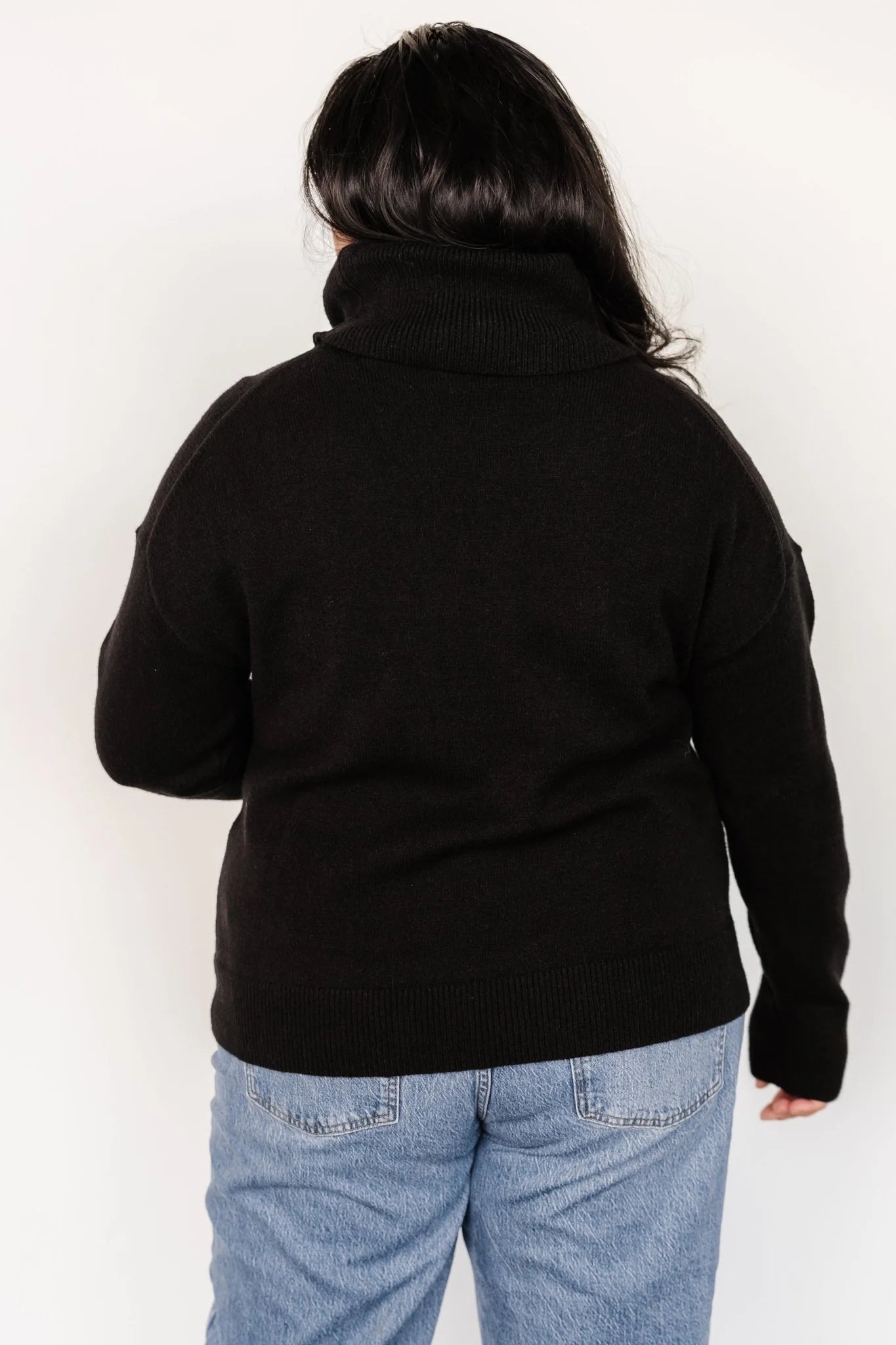 Tera Turtleneck Sweater | Black