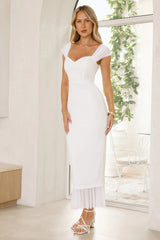 Destination Diaries Off Shoulder Maxi Dress White