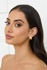 18k Gold Plated Charmed Earrings Gold