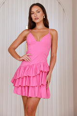 Candy Splash Mini Dress Pink