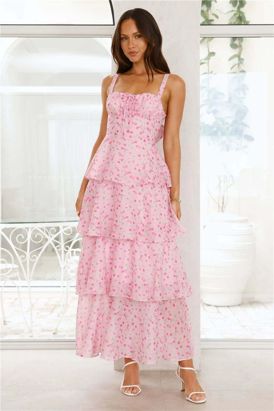 Cosmo Crush Maxi Dress Pink