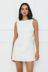 Enchanted Waltz Mini Dress White