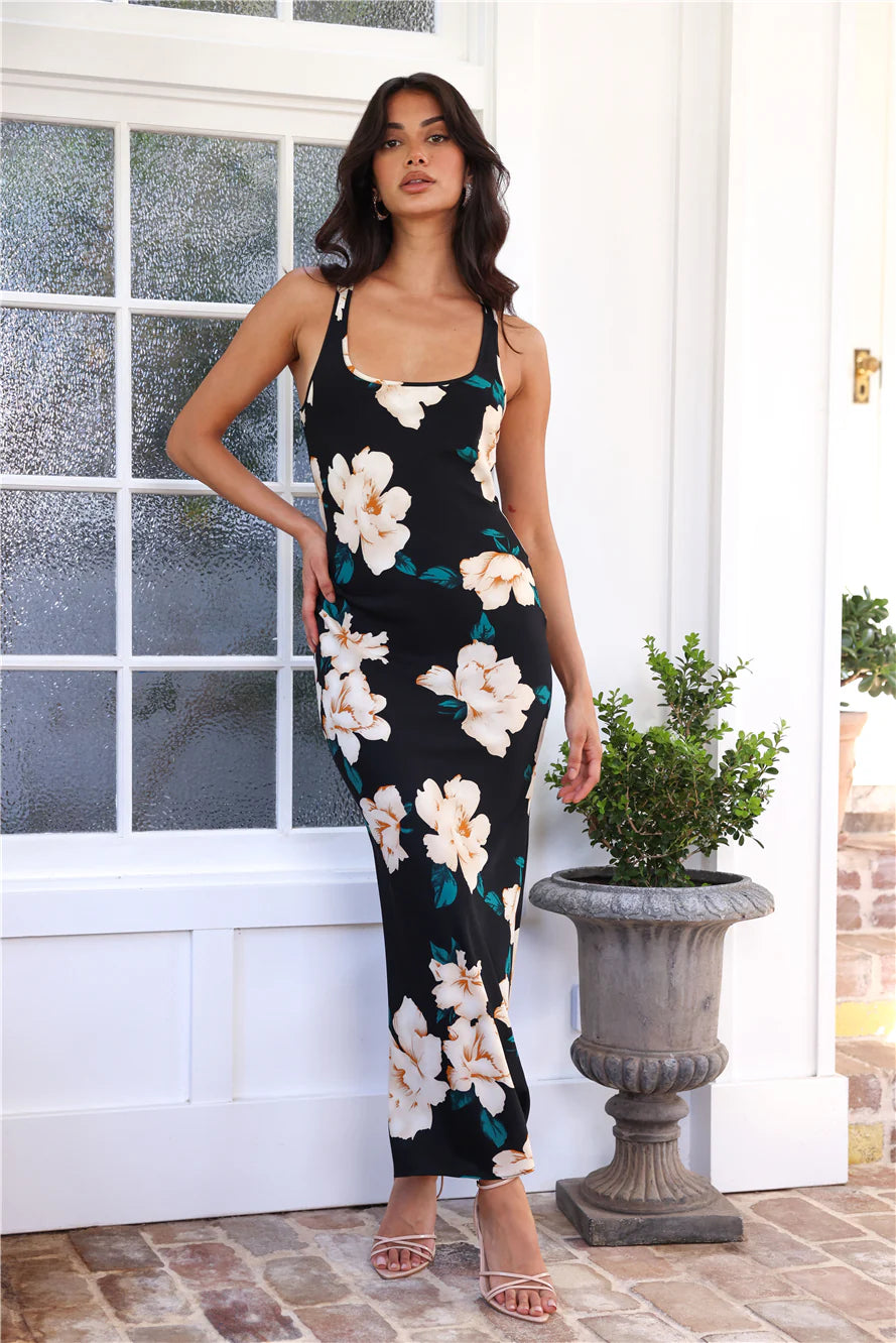 From Dawn Maxi Dress Black