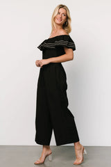 Reyna Off Shoulder Jumpsuit | Black