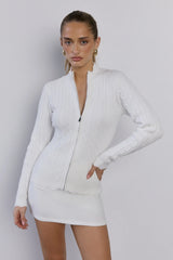 Winter Magic Knit Skort White