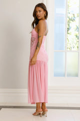 Cover Story Lace Maxi Dress Pink