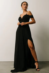 Bianca Lace Maxi Dress | Black