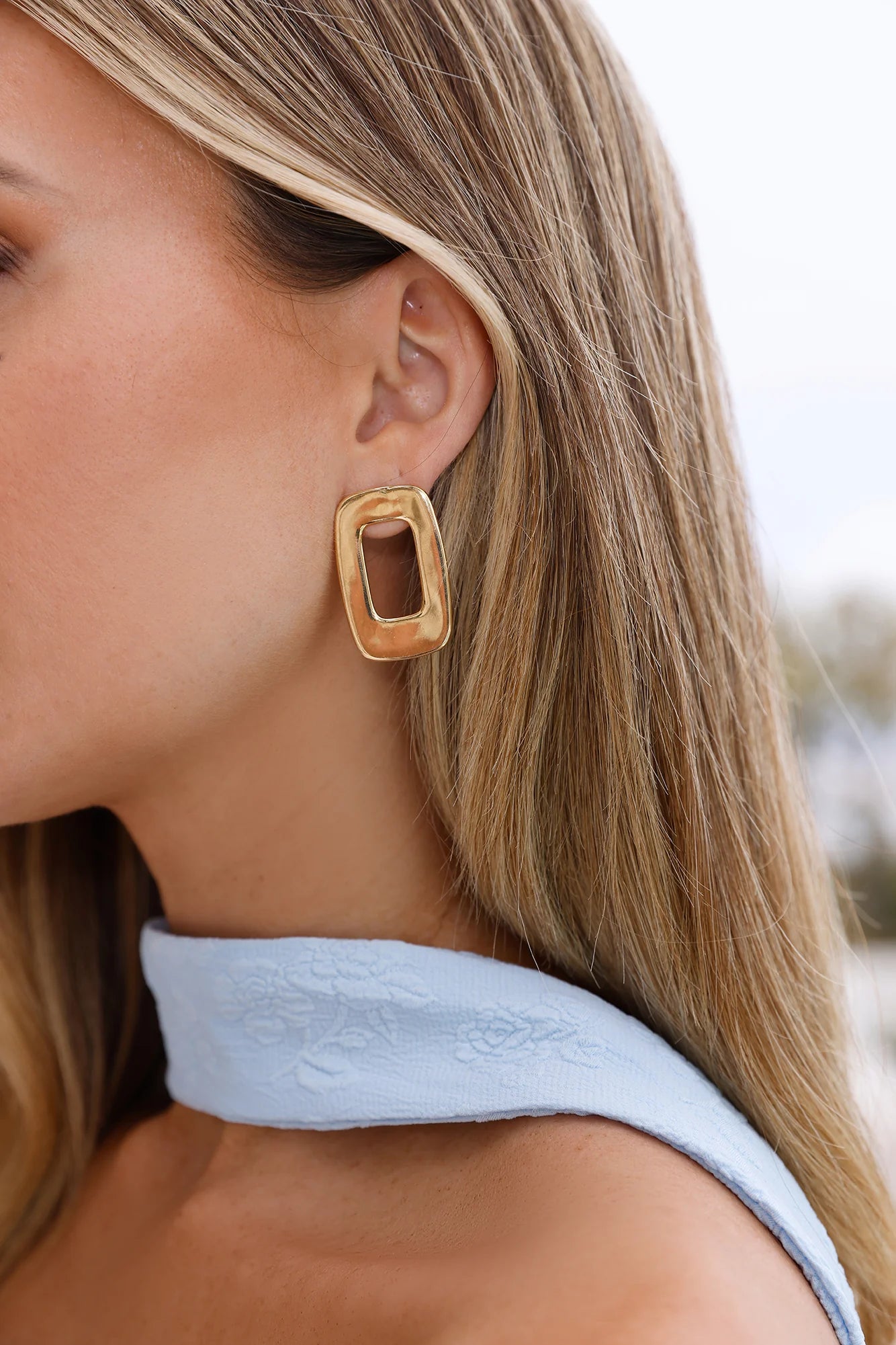 18k Gold Plated Sublime Earrings Gold