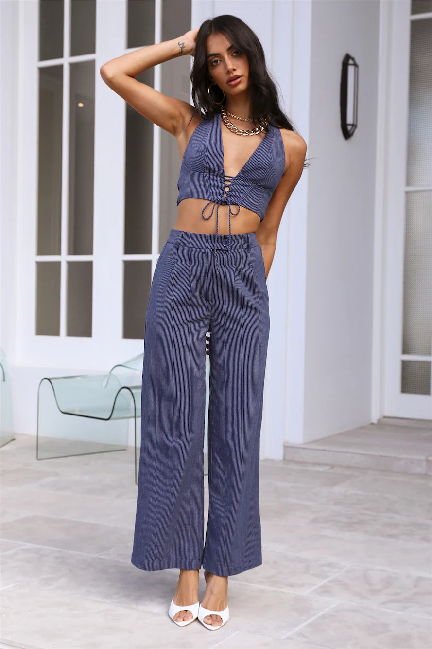 Everlasting Crop Blue