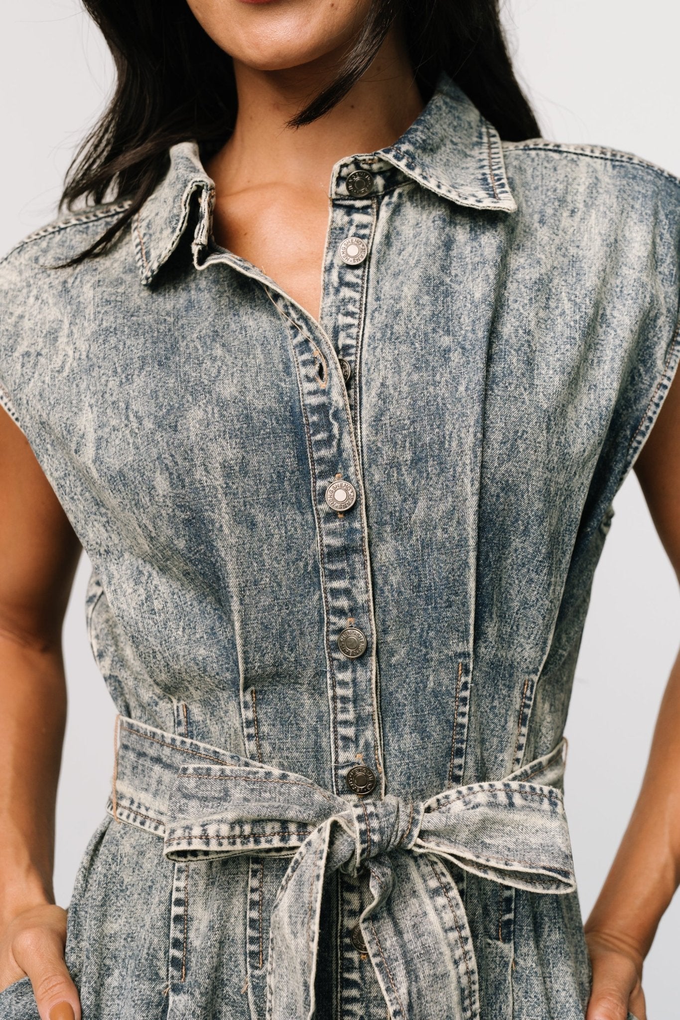 Britney Denim Dress | Vintage Blue