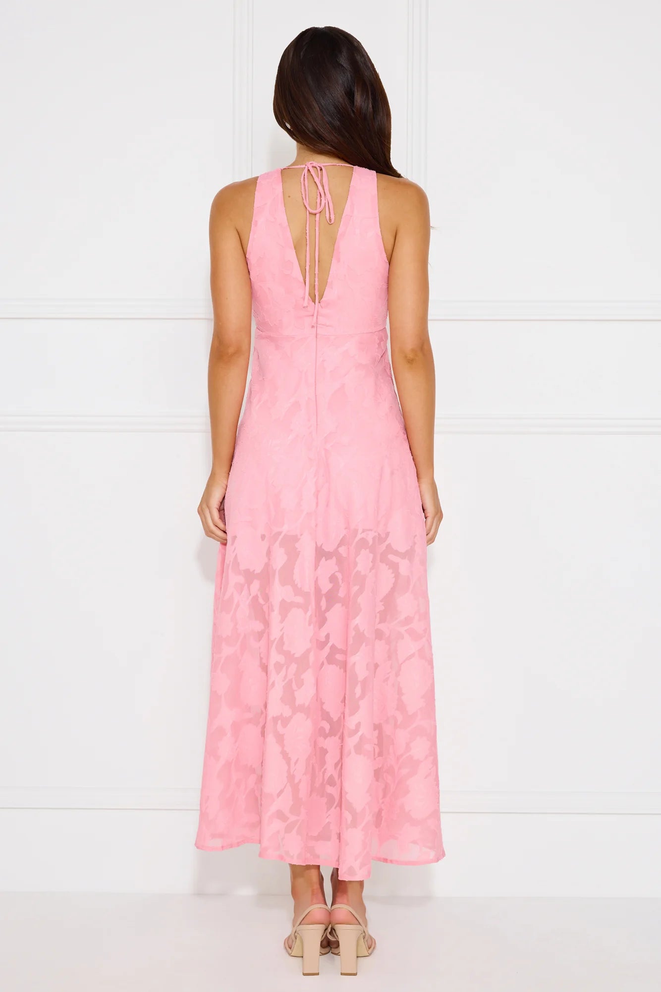 Art Of Girls Maxi Dress Pink