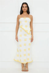 Desert Daze Maxi Skirt White
