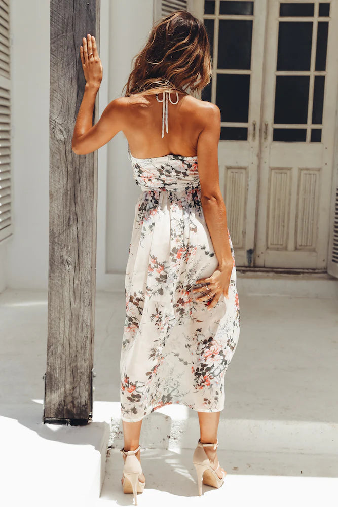 Day Of Destiny Midi Dress Pink
