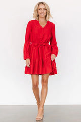 Fuji Short Dress | Red