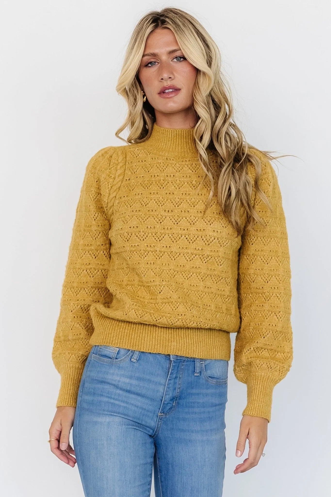 Grayson Sweater | Vintage Mustard