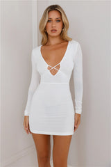 Channel You Mini Dress White