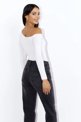 Fashion Basics Bodysuit White