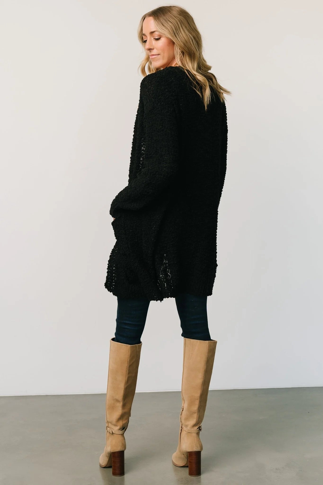 Oxford Pocket Cardigan | Black