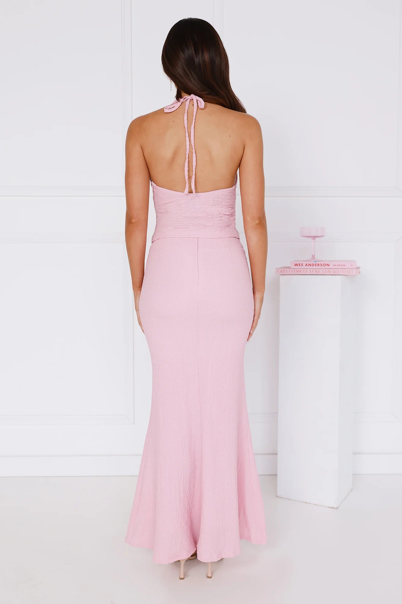 Coral Cove Maxi Skirt Pink