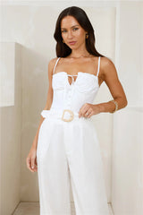 Flirtation Nation Top White