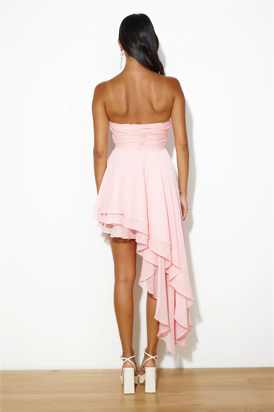 Walk The Runway Mini Dress Pink