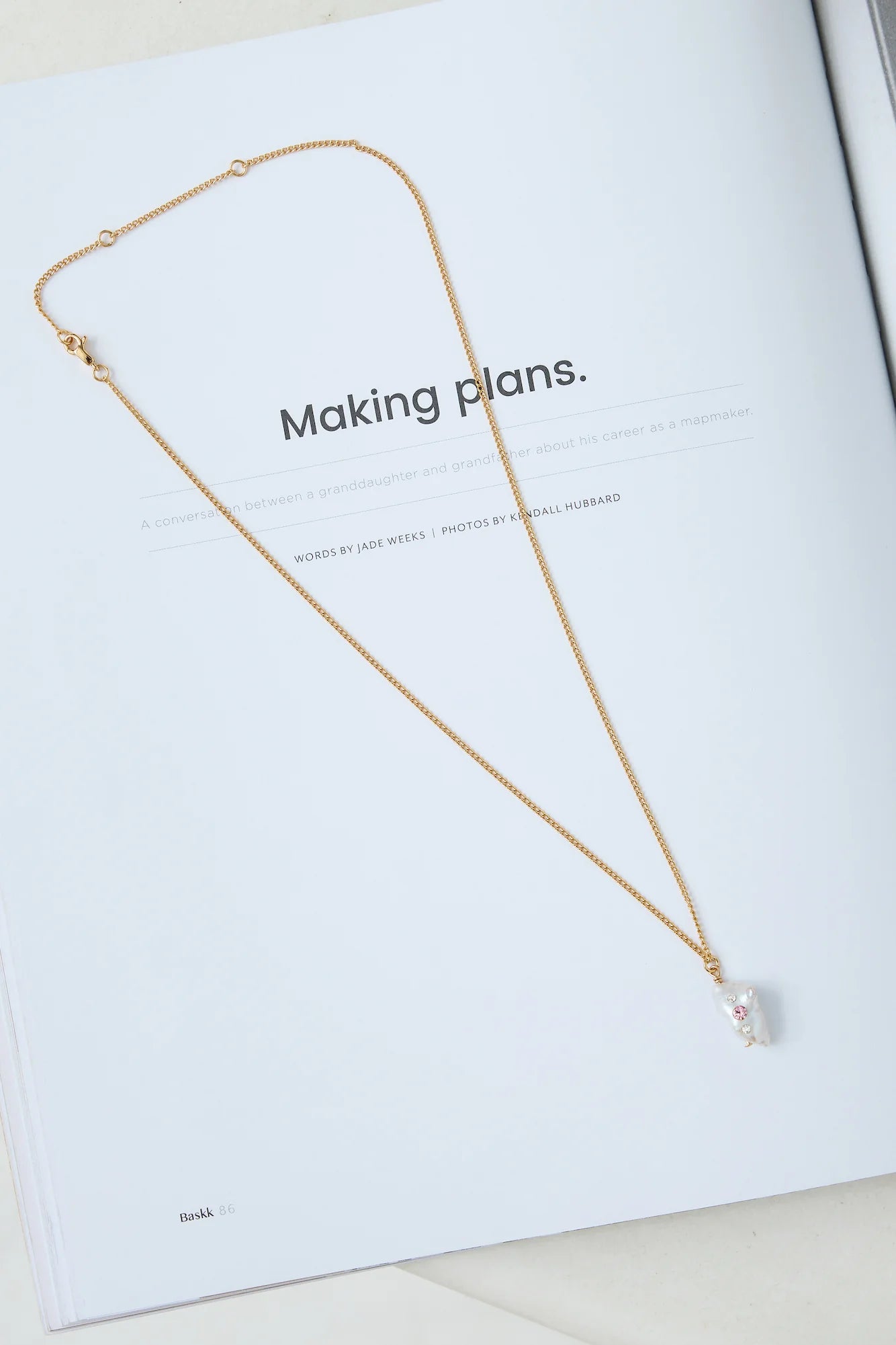 18k Gold Plated Daniella Necklace Gold