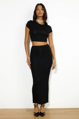 Wear Together Maxi Skirt Black
