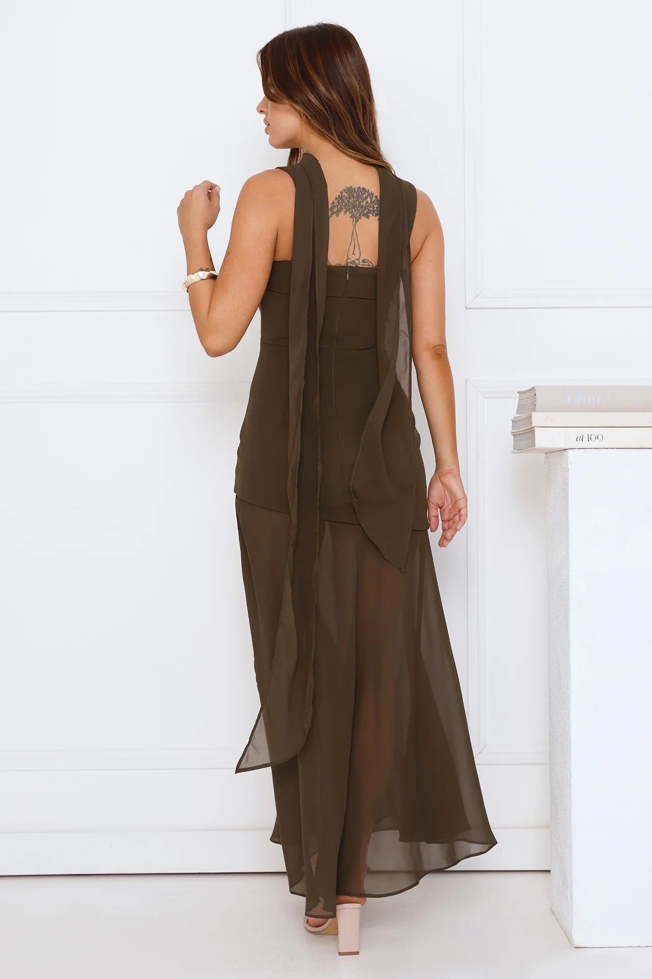 Glow To Go Maxi Dress Olive