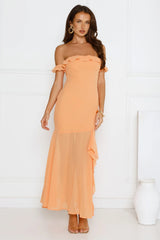 Flirt With Style Maxi Dress Orange