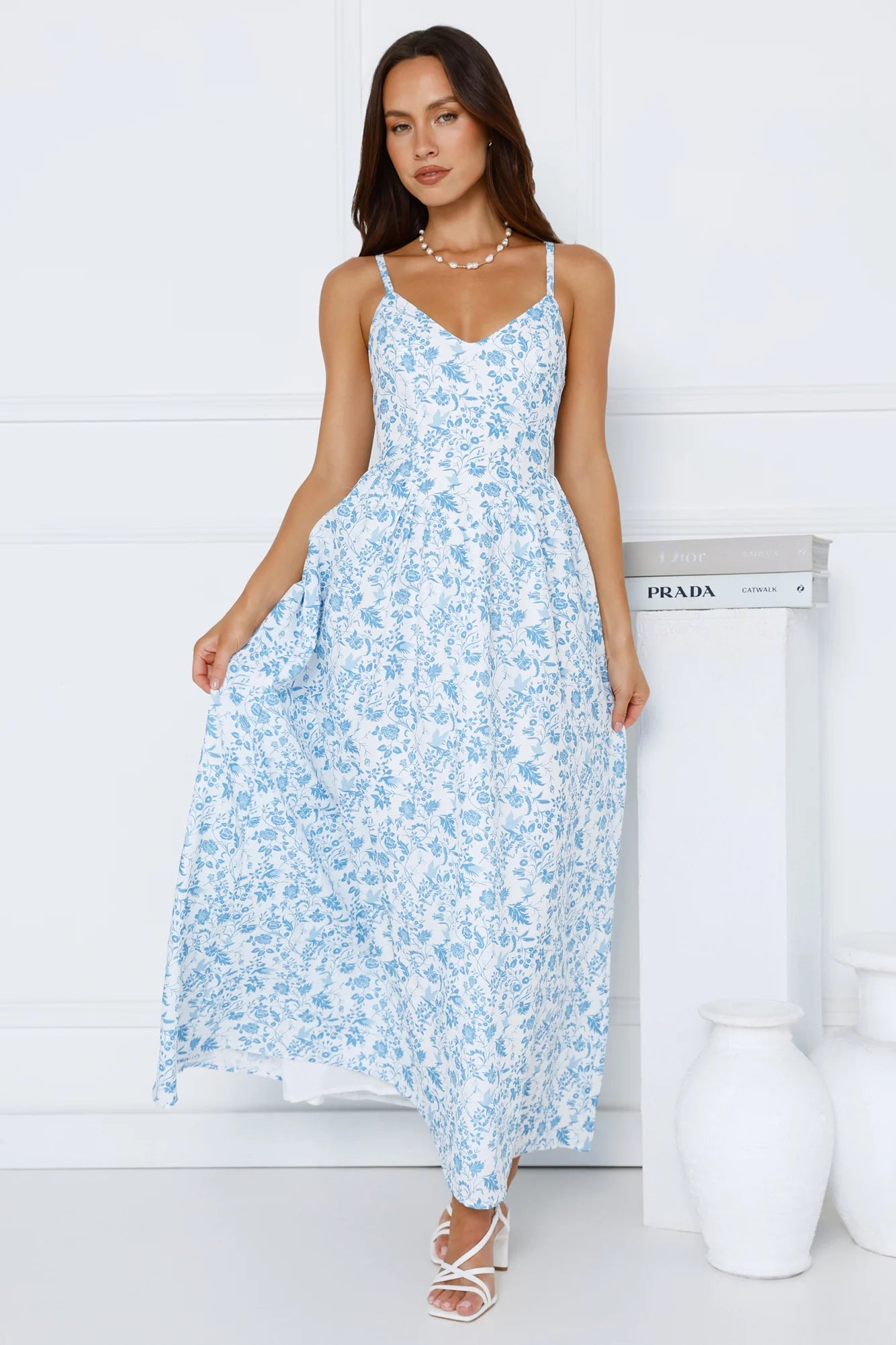 Waking Sun Maxi Dress Blue