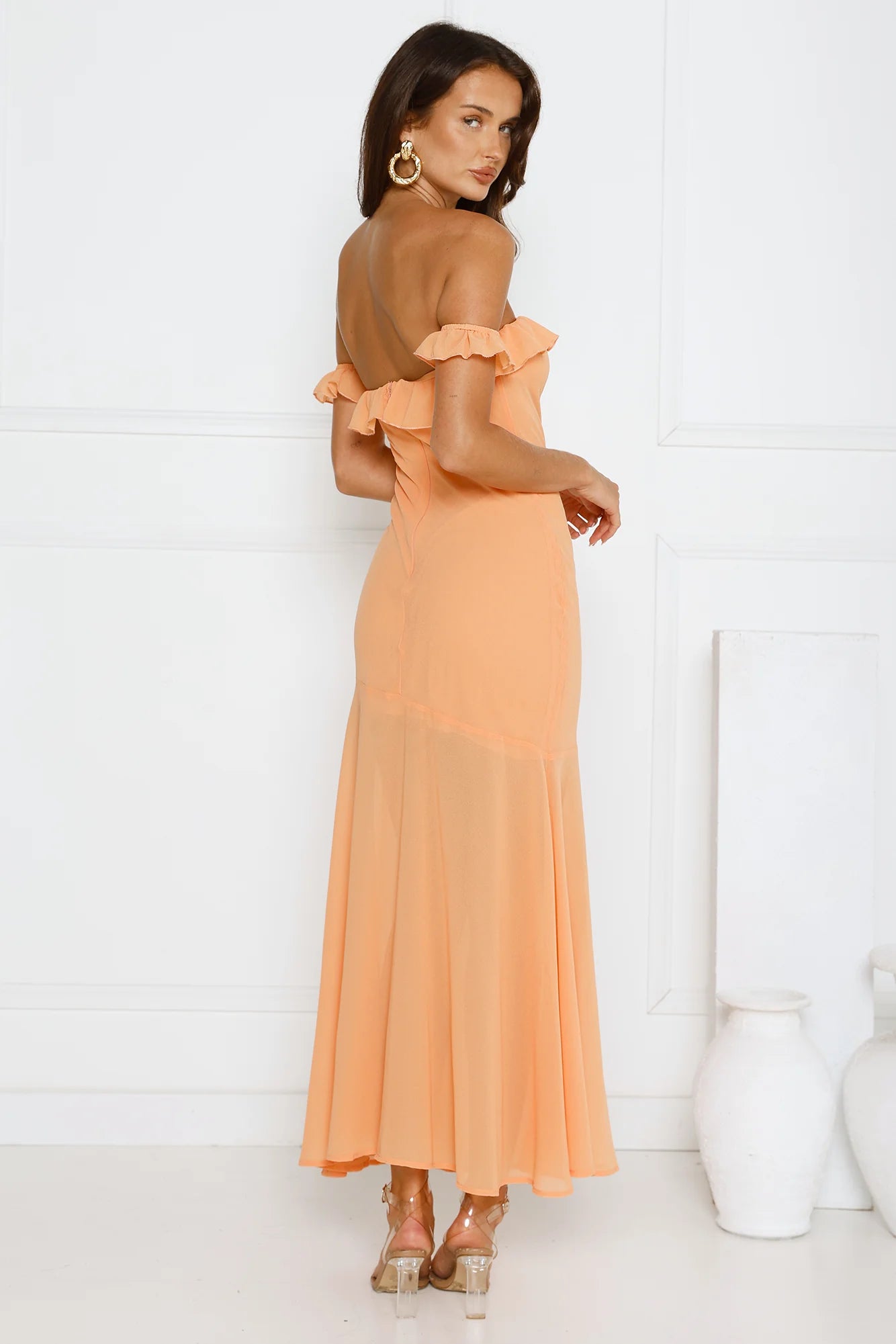 Flirt With Style Maxi Dress Orange