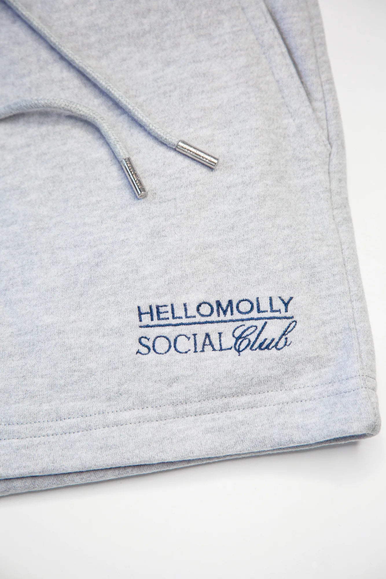 BASE Social Club Sweat Shorts Grey Marle