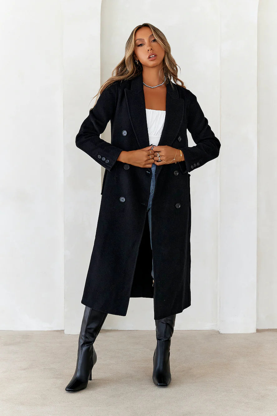 Allured Coat Black