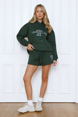 BASE Emblem Sweat Shorts Green
