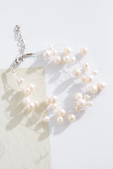 925 Silver Piper Freshwater Pearl Bracelet Silver