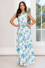 Airy Beauty Maxi Dress Blue