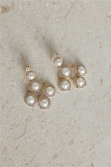 18k Gold Plated Back In The Day Earrings Gold