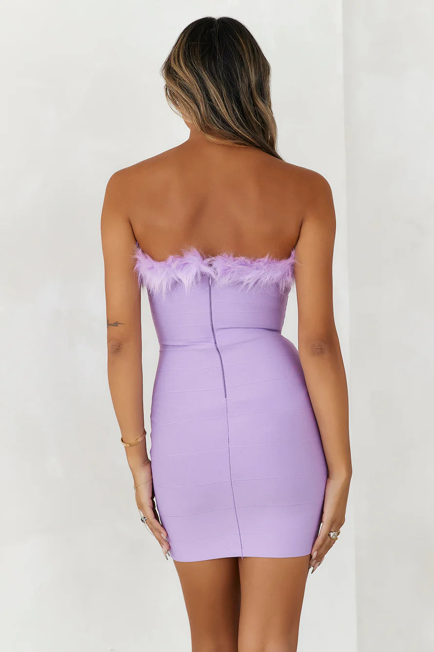 Extra Cute Mini Dress Lilac