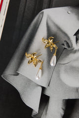 18k Gold Plated In Season Earrings Gold
