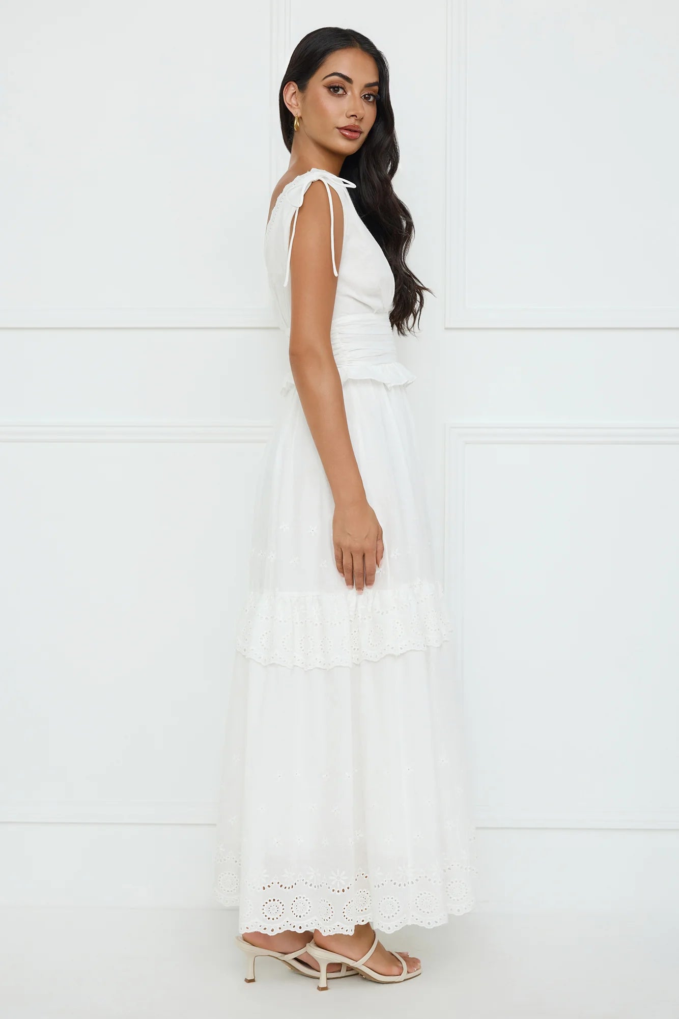 Desert Oasis Maxi Dress White