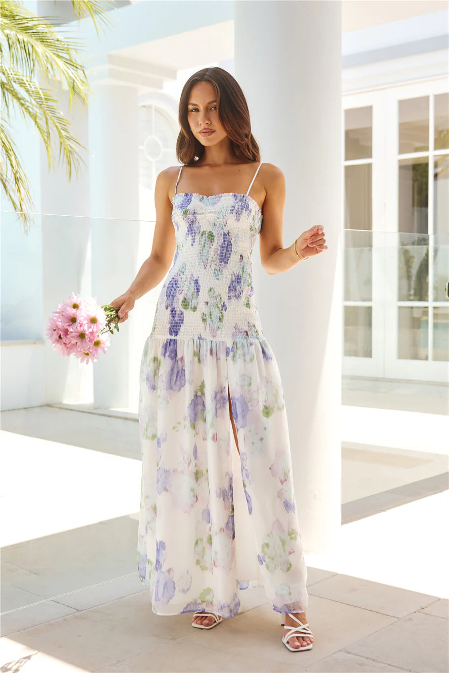 Beautiful Aura Maxi Dress Purple