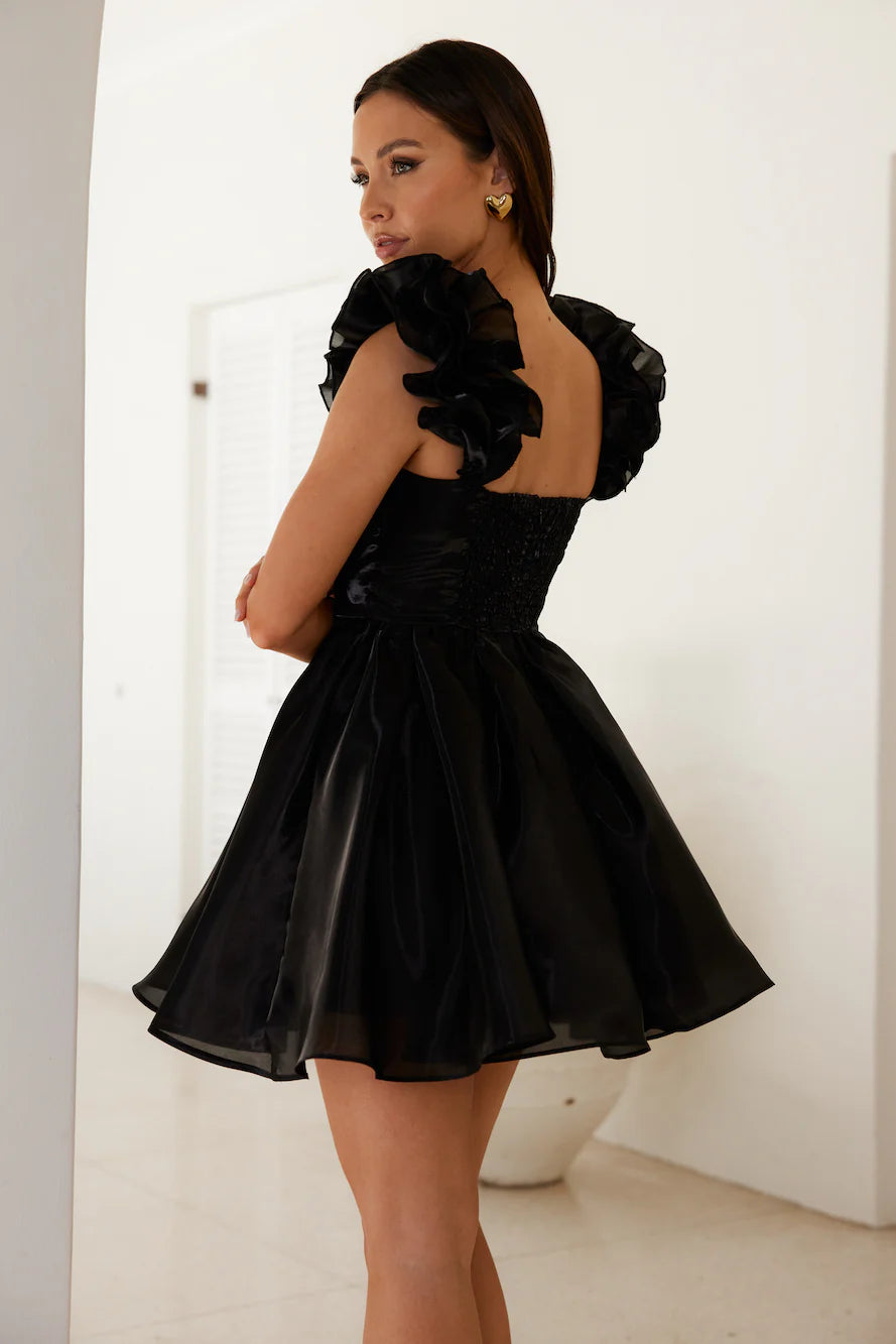 Fairytale Life Mini Dress Black