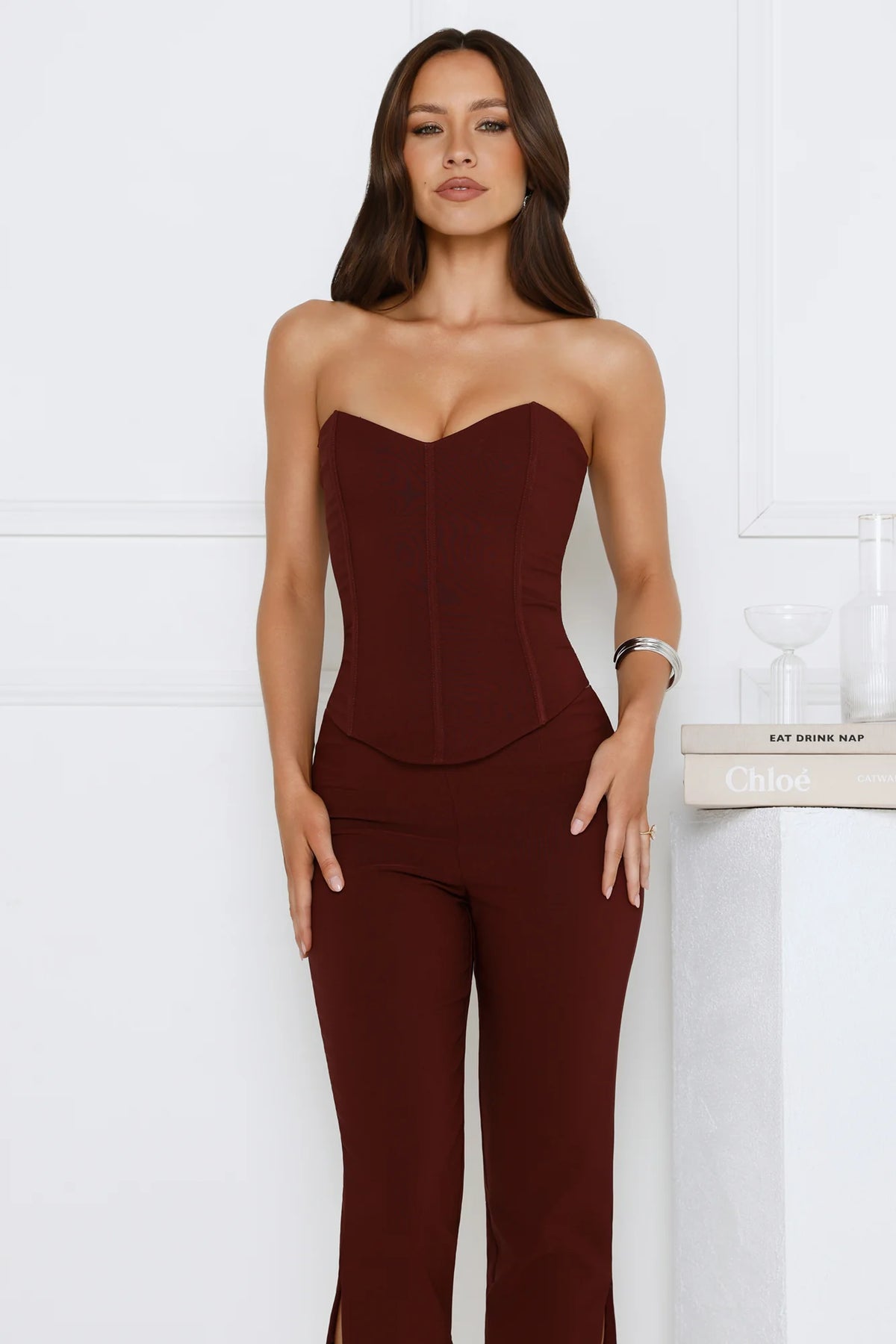 Gisele Bustier Bitter Chocolate