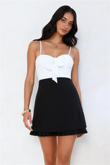 Fashion Features Mini Dress Black