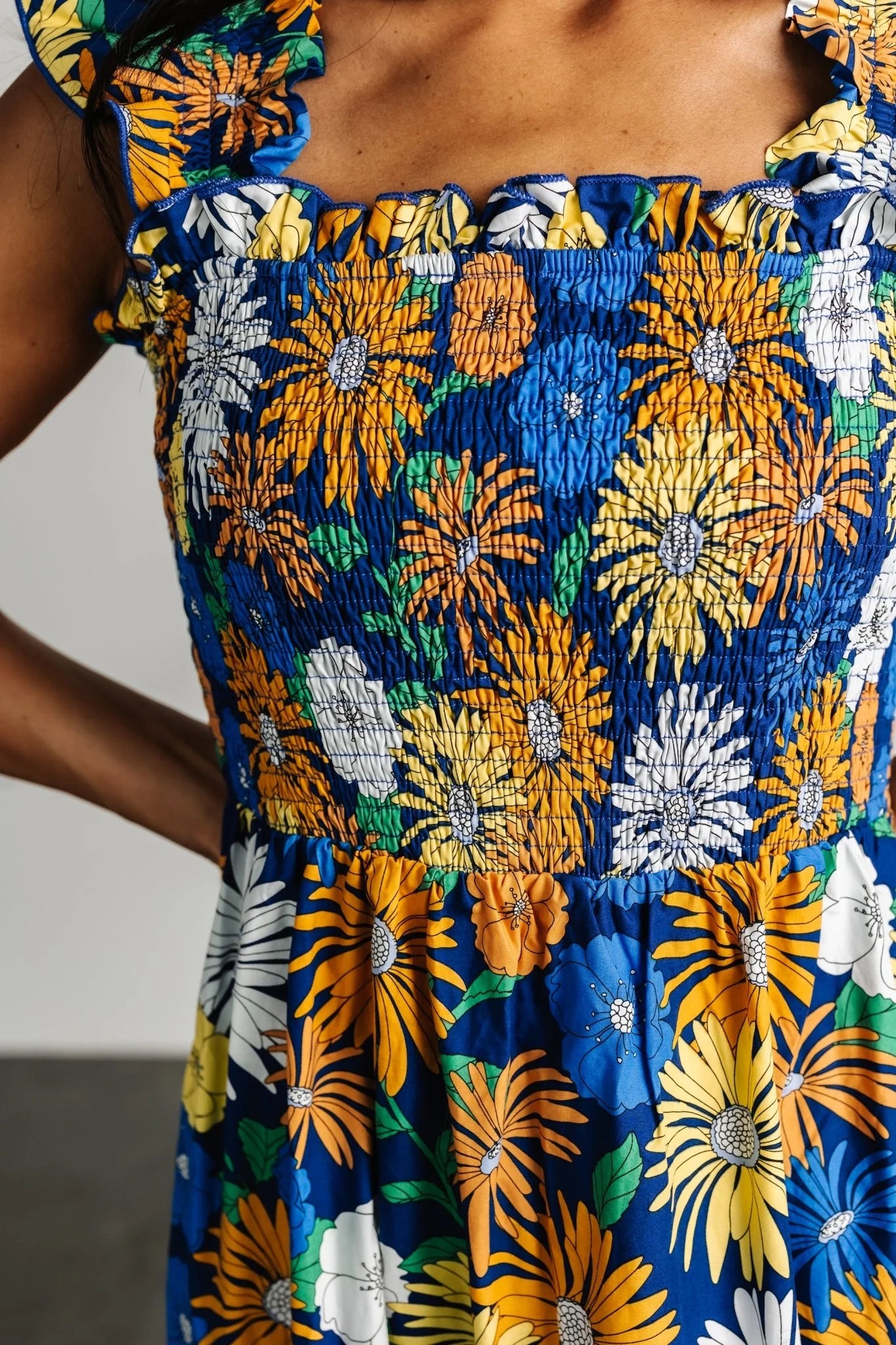Adela Maxi Dress | Blue Multi Floral