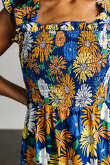 Adela Maxi Dress | Blue Multi Floral