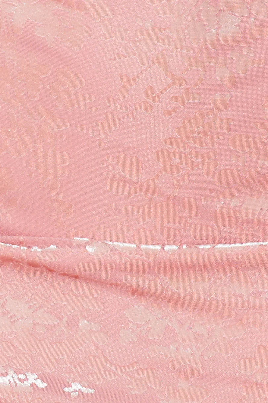 Glowing Smile Velvet Mini Dress Pink