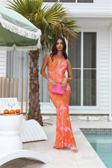 Extravagant Girl Maxi Dress Orange