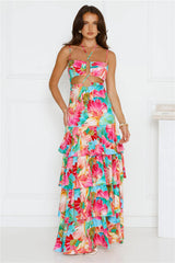 Fiesta In Paradise Maxi Dress Floral